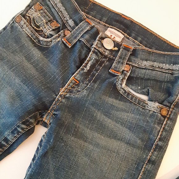 TRUE RELIGION jeans cotton stretch KIDS size 10 - Picture 1 of 7